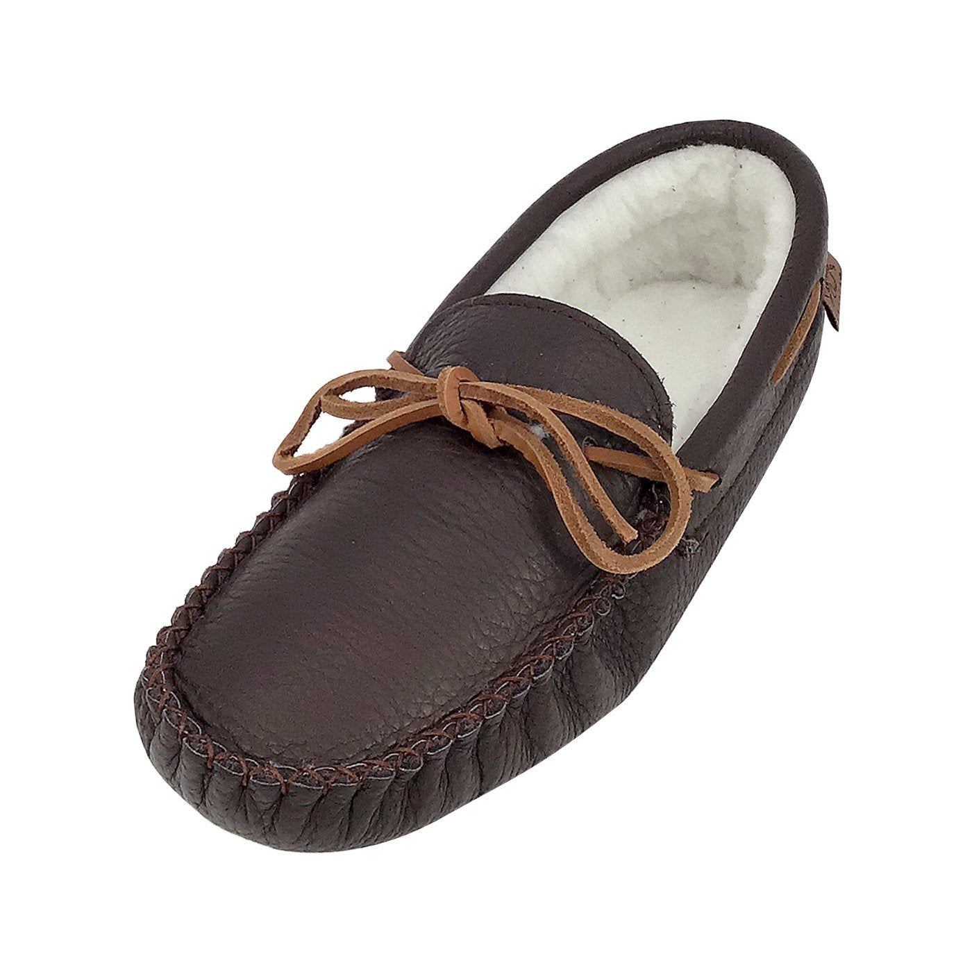 Men's Lined Moccasin Slippers